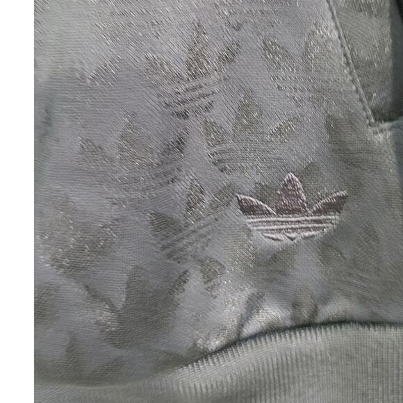 Adidas Jacket Womens Medium Monogram Black Track Jacket Athletic  NWT $85 Retail - Picture 7 of 9